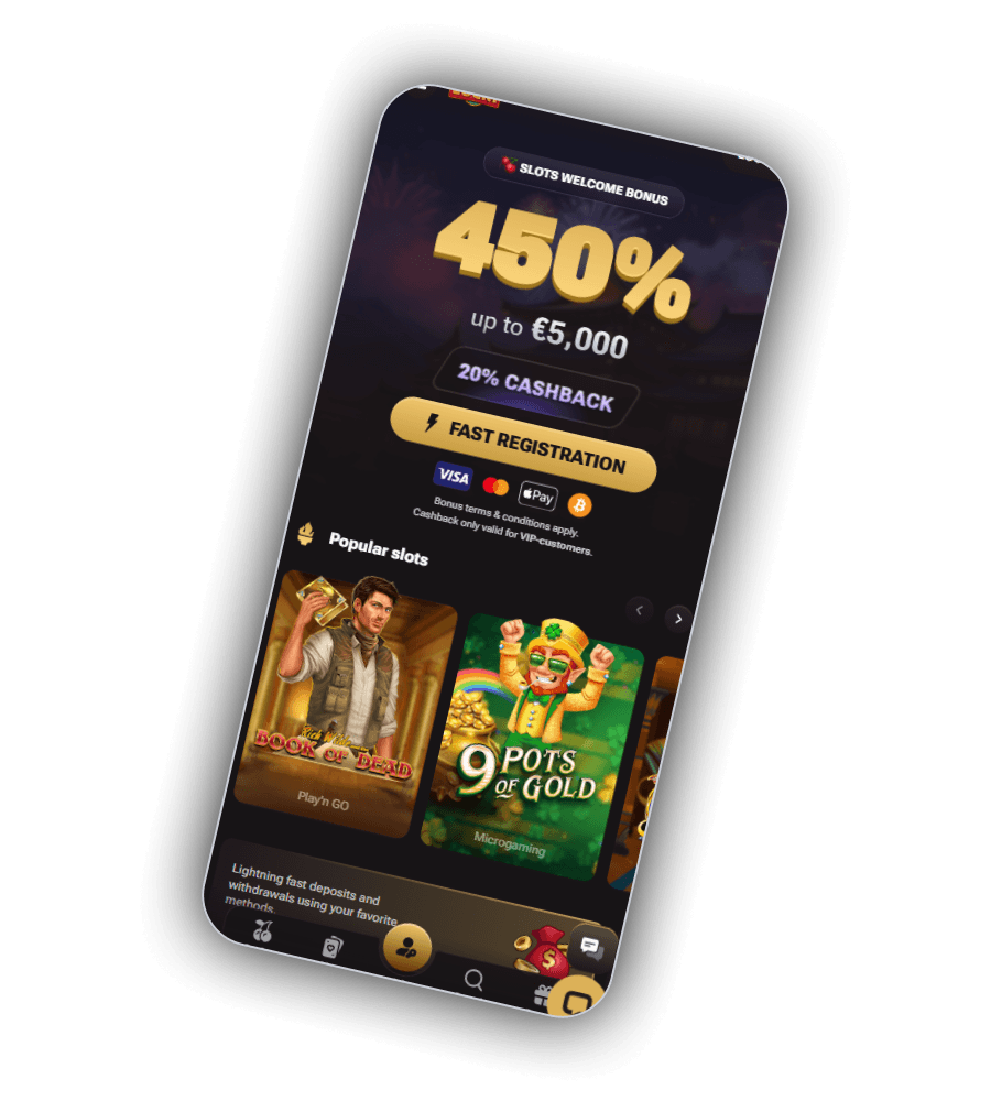 Lucki slots welcome package with 450 percent up to 5,000 pounds and 20 percent cashback